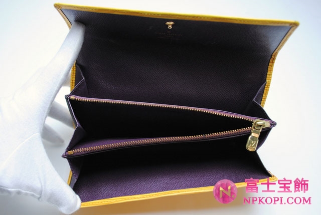(LOUIS VUITTON)ルイヴィトン 財布コピー エピ ポシェットポルトモネクレディ ファスナー付き長財布  height=